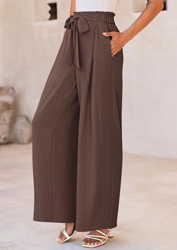 PRETTYGARDEN Women's Palazzo Wide Leg Work Dress Pants