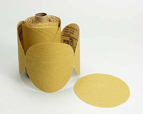 3M Stikit Gold Disc Roll, 01442, 6 in, P100, 125 Discs per roll