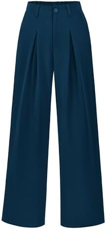 BTFBM Fall High Waisted Business Casual Palazzo Pants for Women Dressy 2026