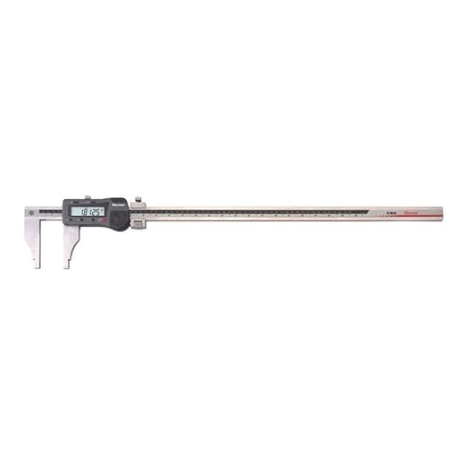 Starrett Stainless Steel Electronic Slide Caliper - 0-24" Range, .0005" Resolution, LCD Display, Fine Adjustment Thumb Wheel, in/mm Conversion - 799AZ-24/600