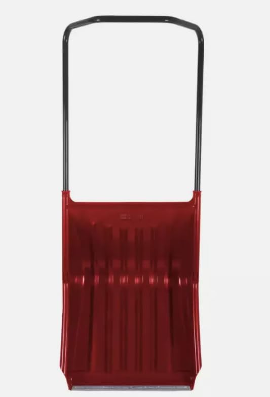 NEW Sleigh Shovel 24in Large High Capacity Poly Blade Ergonomic Handle Move Snow，