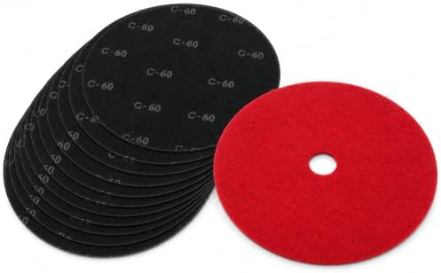 17" Sanding Screen Discs,10pcs 60 Grit Mesh Floor Sanding Screen
