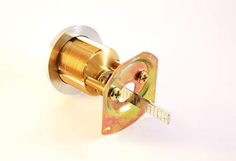 Mul-T-Lock Junior Rim & Mortise Rimo Cylinder, Chrome, 2 Keys, High Security