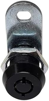 5/8" Tubular Cam Lock (180° Black, 1-Pack) RV Toolbox Cabinet Replacement