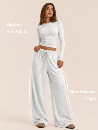Trendy Queen Women's 2 Piece 2026 Fall Fashion Lounge Set with Pockets