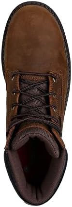 Skechers Men's Longrider 6 Inch Padded Collar Steel Toe