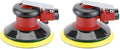 Professional Air Random Orbital Palm Sander, Heavy Duty Dual Action Pneumatic Sander with 1pc Backing Plate (6 inch) (Pack of 2)
