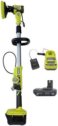 RYOBI ONEAND 18V Cordless TELESCOPING Power Scrubber and Compact Power SCRUBB