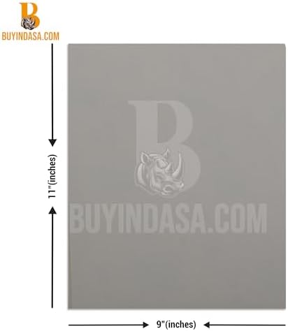 Indasa 50 PCS 9x11 Sandpaper Rhynalox Plusline - 220 Grit Dry Sanding Sheets, Professional-Grade Abrasive for Wood, Metal, Automotive, and Paint Finishing - Durable, Clog-Resistant Sand Paper