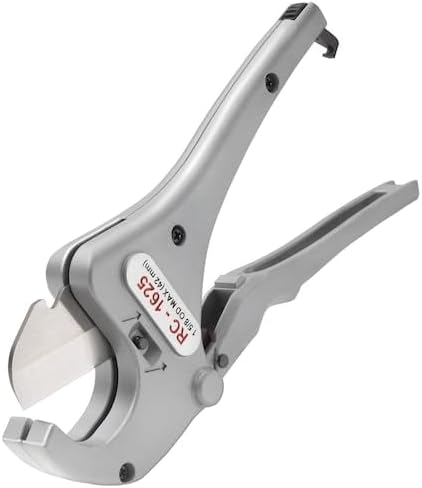RIDGID 30088 RC-2375 Aluminum 2" Ratchet Action Pipe and Tubing Cutter for Plastic and Multilayer Tubing, 1/8" to 2-3/8" O.D. Capacity, Small
