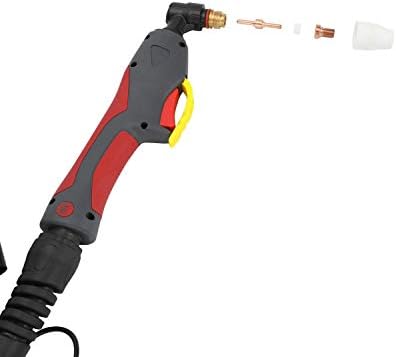 Plasma Cutter torch, PT-31 Air Plasma Cutting Gun with M161.5 Brass Screw 2 pins Connectors, Duty Cycle 60%, work with ESAB/L-TEC PT-31 JG-40 WSD-LG40 CUT50 and most Plasma Cutting machine