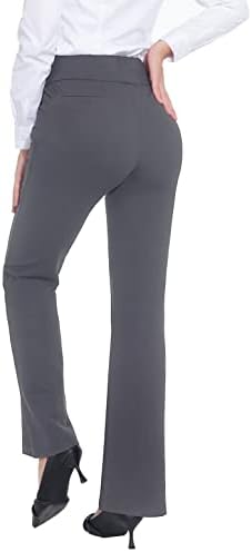 ZTN Womens Stretchy Dress Pants High Waist Work Casual