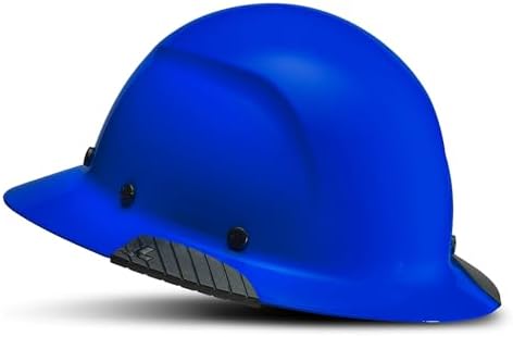 LIFT SAFETY Dax Carbon Fiber Full Brim Hard Hat | Safety/Construction Helmet w/ 6 Point Suspension for Comfort & Impact Protection