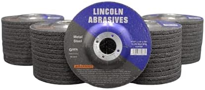50 Pack Grinding Wheels 4.5" x 1/4" x 7/8" for Metal