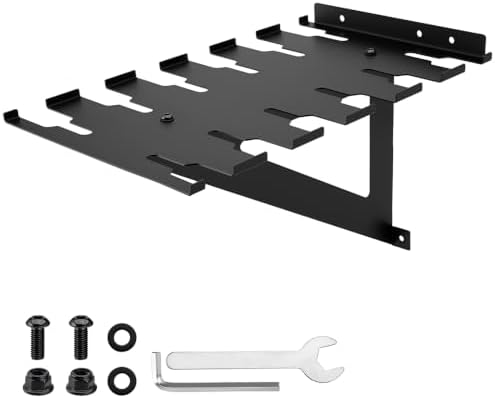 2-in-1 Pipe & Parallel Clamp Rack Organizer, Wall Mounted Clamp Storage