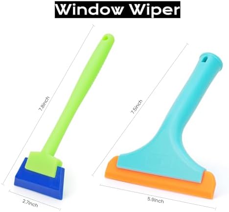 22-Piece Car Window Tint Tool Kit, Professional Vinyl Wrap Kit with Felt Squeegee, Retractable Knife & Micro Stick - Anti-Scratch Vehicle Film, Wallpaper & Glass Decal Installation Set