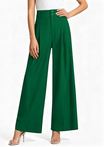 PRETTYGARDEN Women's High Waisted Wide Leg Dress Pants