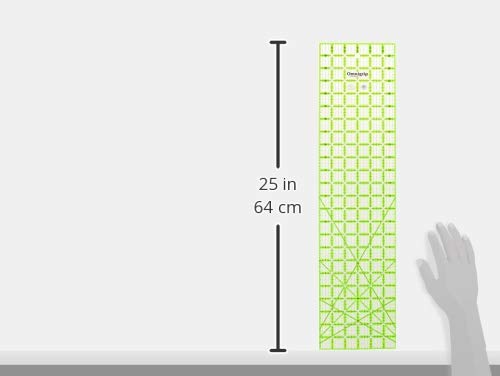 Omnigrip 6" x 24" Non-Slip Rectangle Quilting Ruler by Omnigrid