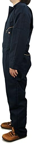 Dickies Men’s Deluxe Long Sleeve Coveralls – 7.5 oz Twill Mechanic Jumpsuit with Zipper Front Industrial Uniform Fit