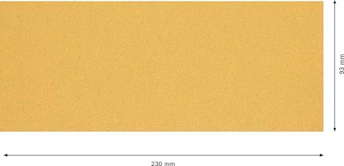 Bosch Professional 10x Expert C470 Sandpaper (for Hardwood, Paint on Wood, 93x230 mm, Grit 80, Accessories Orbital Sander)