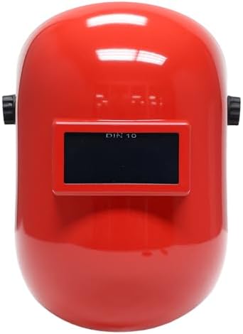 Armour Guard Sugar Scoop 2 x 4.25" Red Fiberglass Pipeliner Welding Helmet