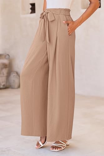 PRETTYGARDEN Women's Palazzo Wide Leg Work Dress Pants