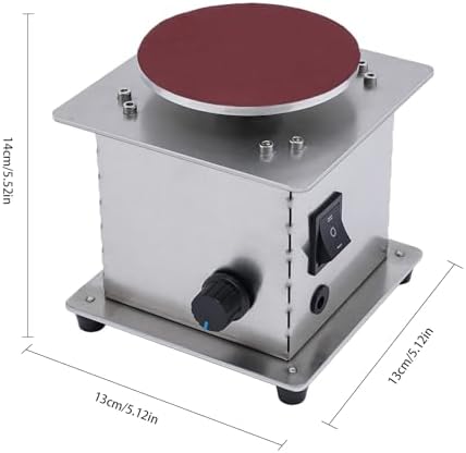 Mini Belt Disc Sander, 200W 6000RPM Electric Bench Grinder 4" Small Spindle Sander Machine for Wood Metal Stone Diy Grinding (200W)