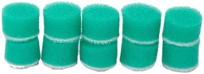Maxshine 10 Pieces MN01 Mini Polisher and Accessories - 15mm (0.59”) Green Polishing Pads, Great for Small Area Polishing & Buffing in Car Detailing - Professional Auto Detailing Tools