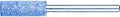 PFERD 30134 Vitrified Bond Mounted Point, Ceramic Oxide, Shape W164, 1/4" Diameter x 3/4" Length, 1/8" Shank, 45900 RPM, 80 Grit (Pack of 10)