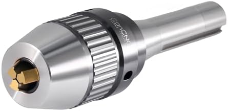 Heavy-Duty Titanium Jaws Keyless Drill Chuck, Integrated Shank by CanCNC Tooling Solutions