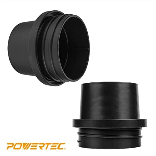POWERTEC 4"x10' Flexible PVC Dust Collection Hose with Screw End Quick Coupler & 5pcs Stainless Steel Key Hose Clamps for Table Saw, Band Saw, Planer, Jointer & WoodShop Dust Collection System (70329)