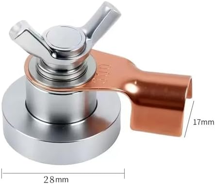Welded Grounding Device Powerful Copper Electrode Welding Fixing Clamps Single Head Support 1Pcs(28mmX17mm)