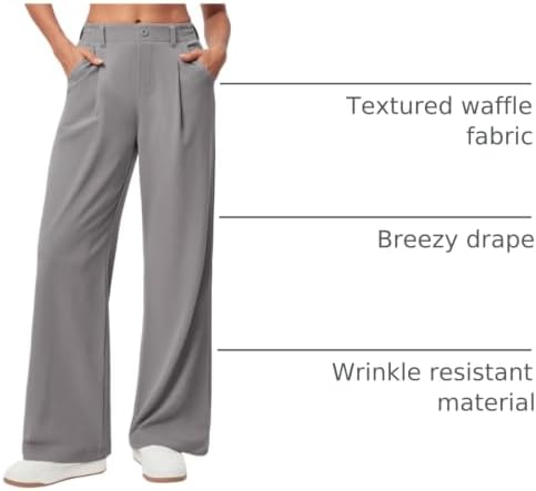 Ewedoos Wide Leg Dress Work Pants for Women Business Casual Office Outfits