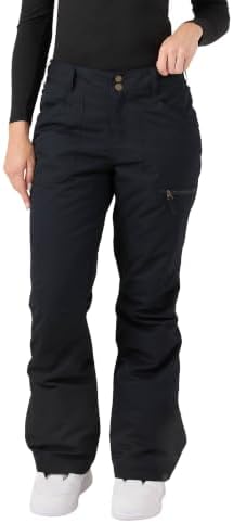 Roxy Women's Nadia Ski Pant – 10K Waterproof, Insulated, PFAS-Free, Adjustable Waist & Snow Gaiters
