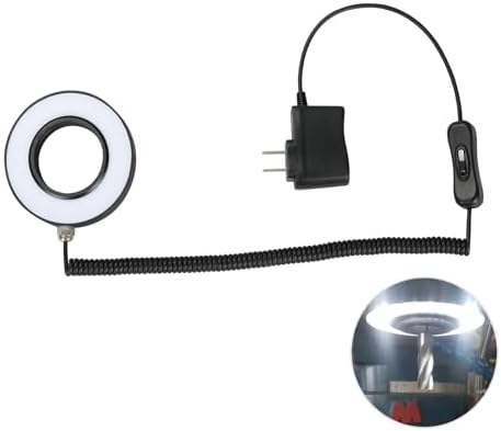 Milling Machine Spindle Light, 50MM Waterproof Ring LED Magnetic Work Light for CNC Milling Machine