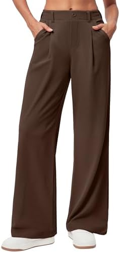 Ewedoos Wide Leg Dress Work Pants for Women Business Casual Office Outfits