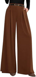 PRETTYGARDEN Womens Wide Leg Dress Pants Flowy Trousers