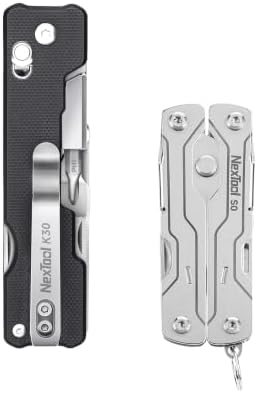 NexTool Micro Sailor Scissors S0 and Knight K30 Multitool Bundle
