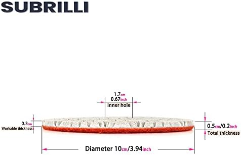 3 Step Diamond Polishing Pads 4 inch Granite Marble Polishing Kit