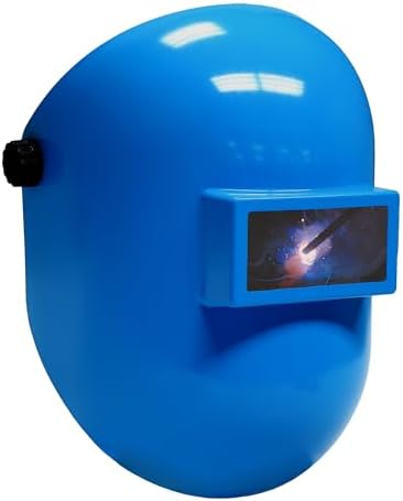 Armour Guard Sugar Scoop 2 x 4.25" Blue Fiberglass Pipeliner Welding Helmet