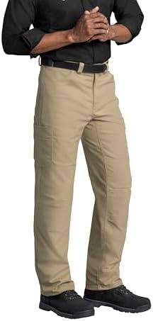 Red Kap Men's Performance Shop Pant - Double Knee Work Pants, Regular Fit, Concealed Zippers for Scratch Protection