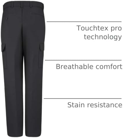 Red Kap Men's Industrial Cargo Pant - Breathable Work Pants, Wrinkle Resistant Design Fights Fading & Stains