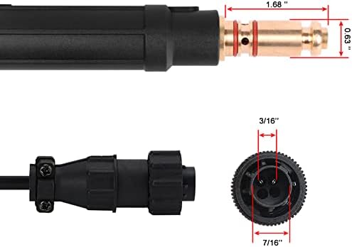 MIG Welding Gun Torch 100A10ft Replacement for Lincoln Magnum 100L K530-6