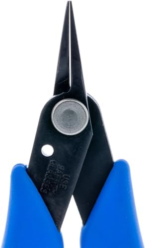 Grounded Pliers - Xuron® Small Tweezer Nose® - Blue Handles (452)