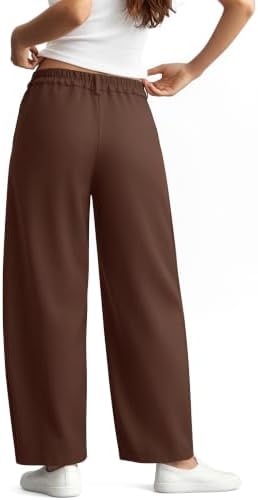 NIMIN Women Barrel Work Pants High Waisted Business Casual Trousers