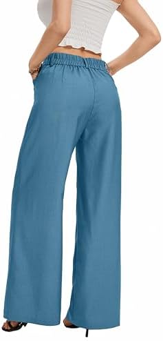FUNYYZO Wide Leg Dress Pants for Women Work Slacks Business Casual Outfits
