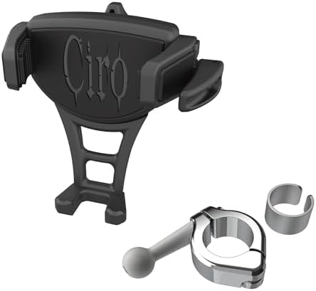 CIRO Constrictor™ with Aluminum BAR CLAMP Mount (Chrome, 7/8-1")
