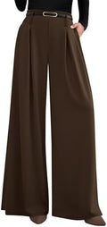 PRETTYGARDEN Womens Wide Leg Dress Pants Flowy Trousers
