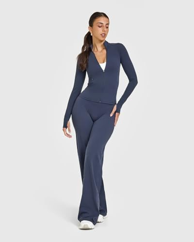 OQQ Yoga Pants Women Casual Soft Straight Leg Bottoms