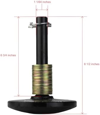 The ROP Shop Cast Iron Snowplow Shoe Assembly for Boss DXT, V XT, HTX-V, EXT, HTX Removal